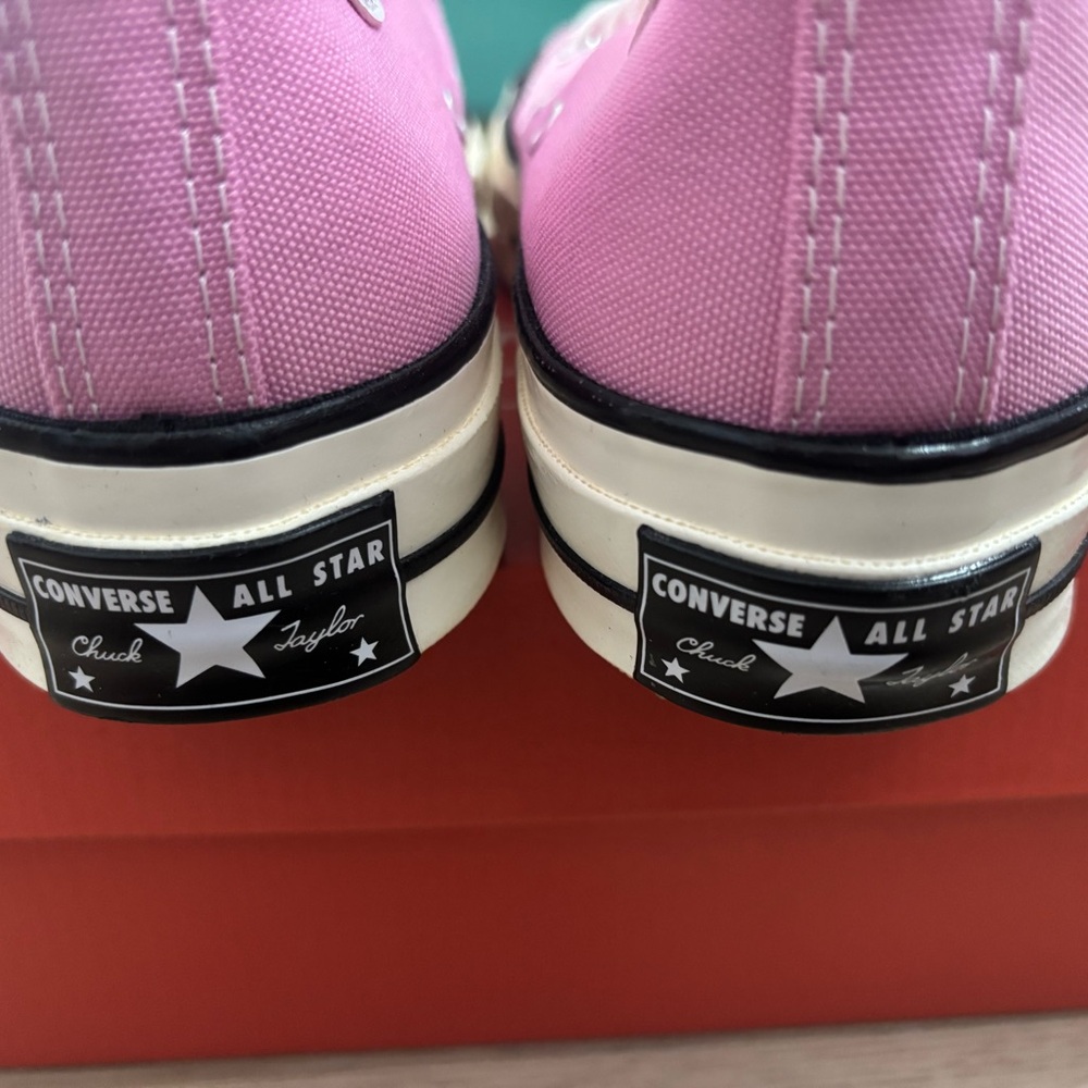 Converse Classic High Tops Sneakers in Amber Pink - Picture 6 of 9